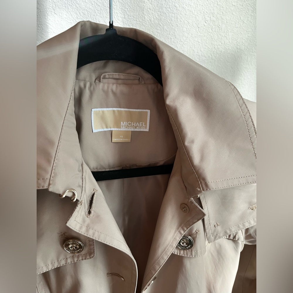 Michael Kors Beige Trench Coat - Picture 14 of 15